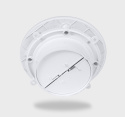 Wentylator łazienkowy serii MMP - Szklany Panel Biały Połysk. TURBO. Wyposażenie timer. Średnica 100 mm