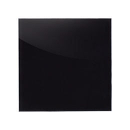 Wentylator łazienkowy.Krótki króciec. Szklany Panel Czarny Połysk Wyposażenie standardowe. Średnica 100 mm